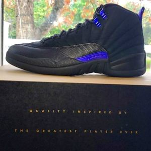 JORDAN 12 RETRO BLACK DARK CONCORD